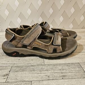 Teva Men's Hudson Hiking Sandals Brown Size 8 Suede 1002433